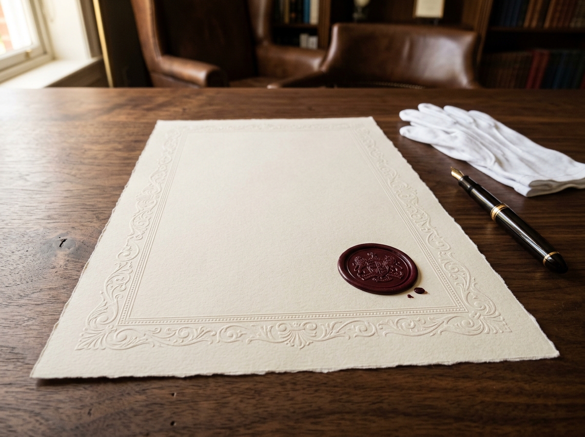 Appraisal certificate